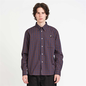 Last Resort AB OG LS Shirt Brown / Blue Check